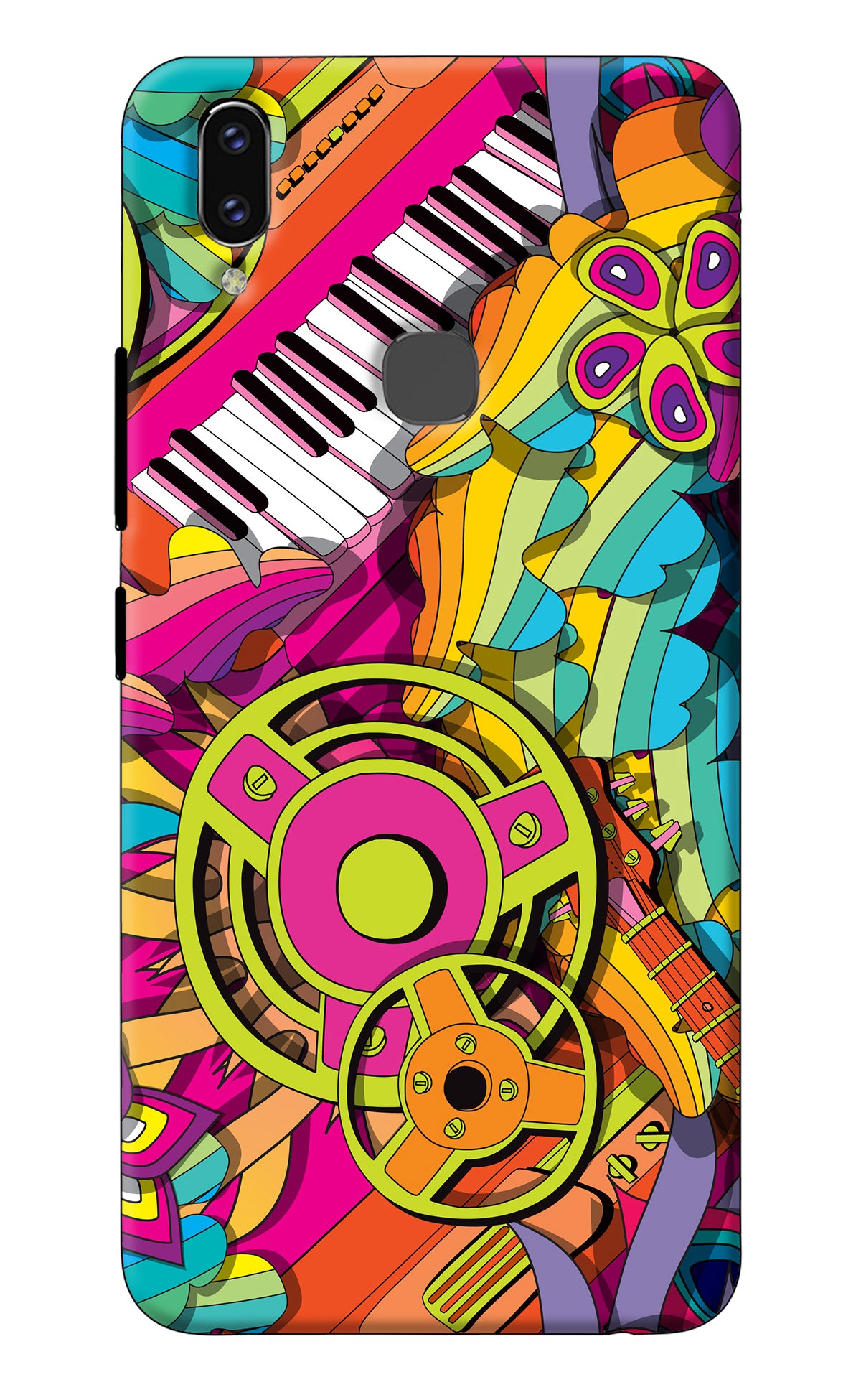 Music Doodle Vivo V9/V9 Pro/V9 Youth Back Cover