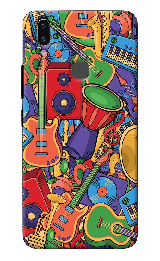 Music Instrument Doodle Vivo V9/V9 Pro/V9 Youth Back Cover