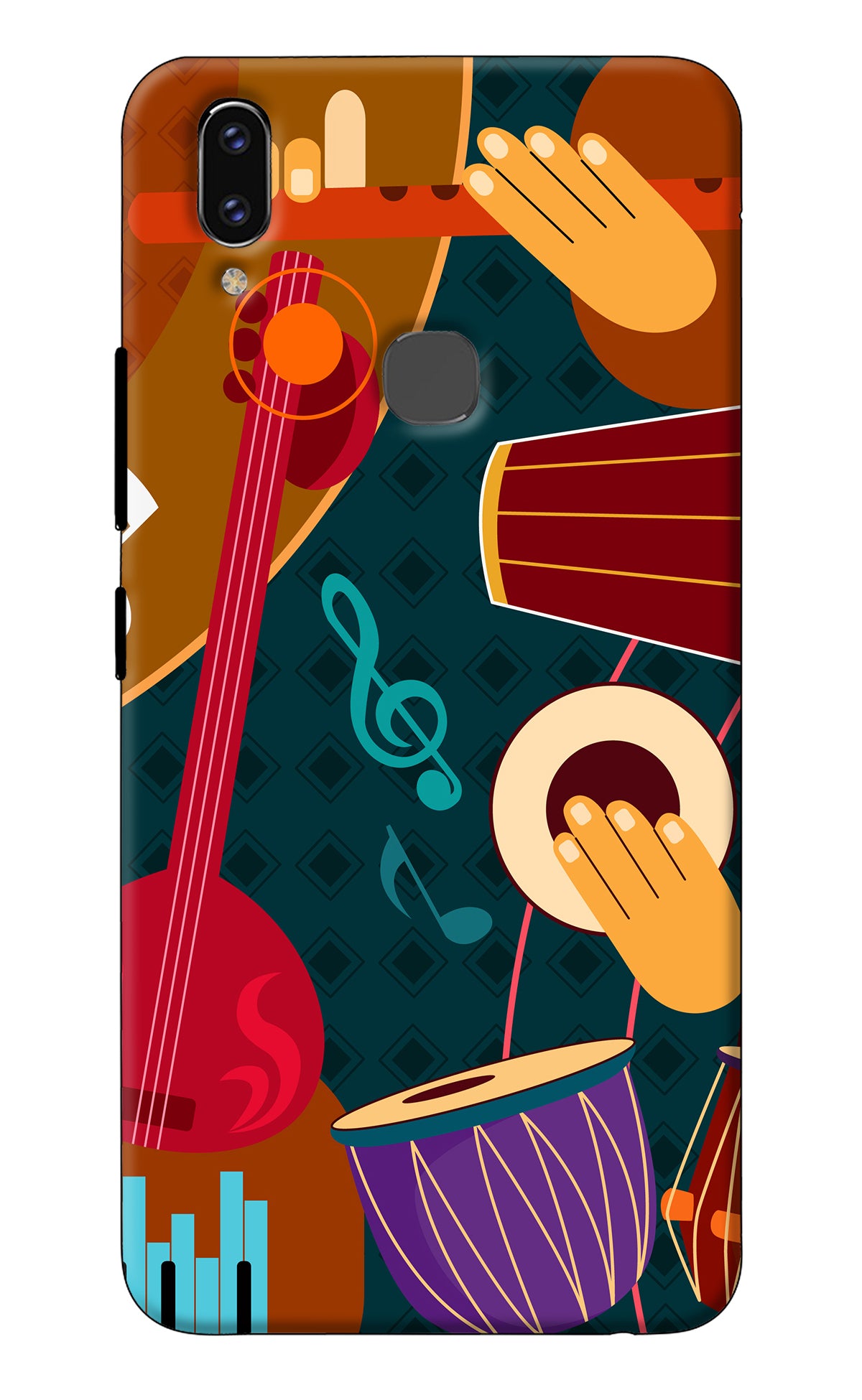 Music Instrument Vivo V9/V9 Pro/V9 Youth Back Cover