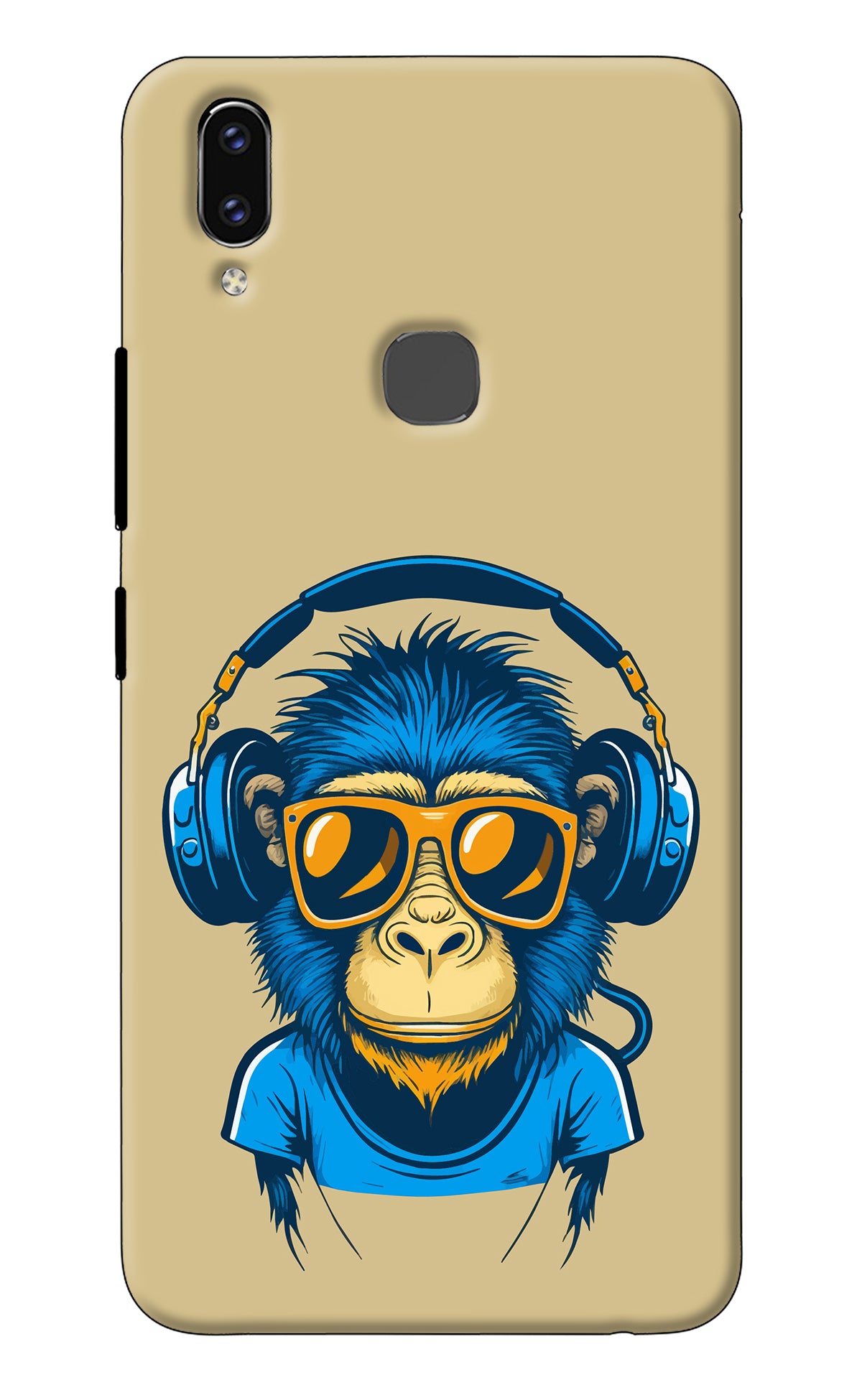 Monkey Headphone Vivo V9/V9 Pro/V9 Youth Back Cover