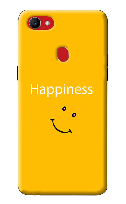 Happiness With Smiley Oppo F7 Back Cover