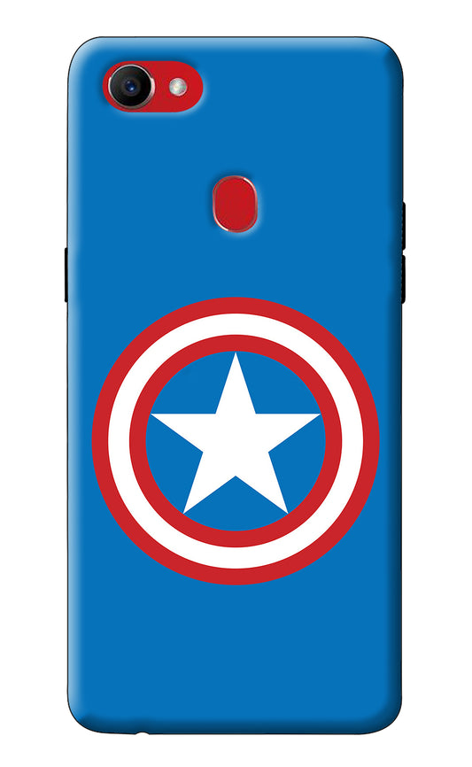 Captain America Logo Oppo F7 Back Cover