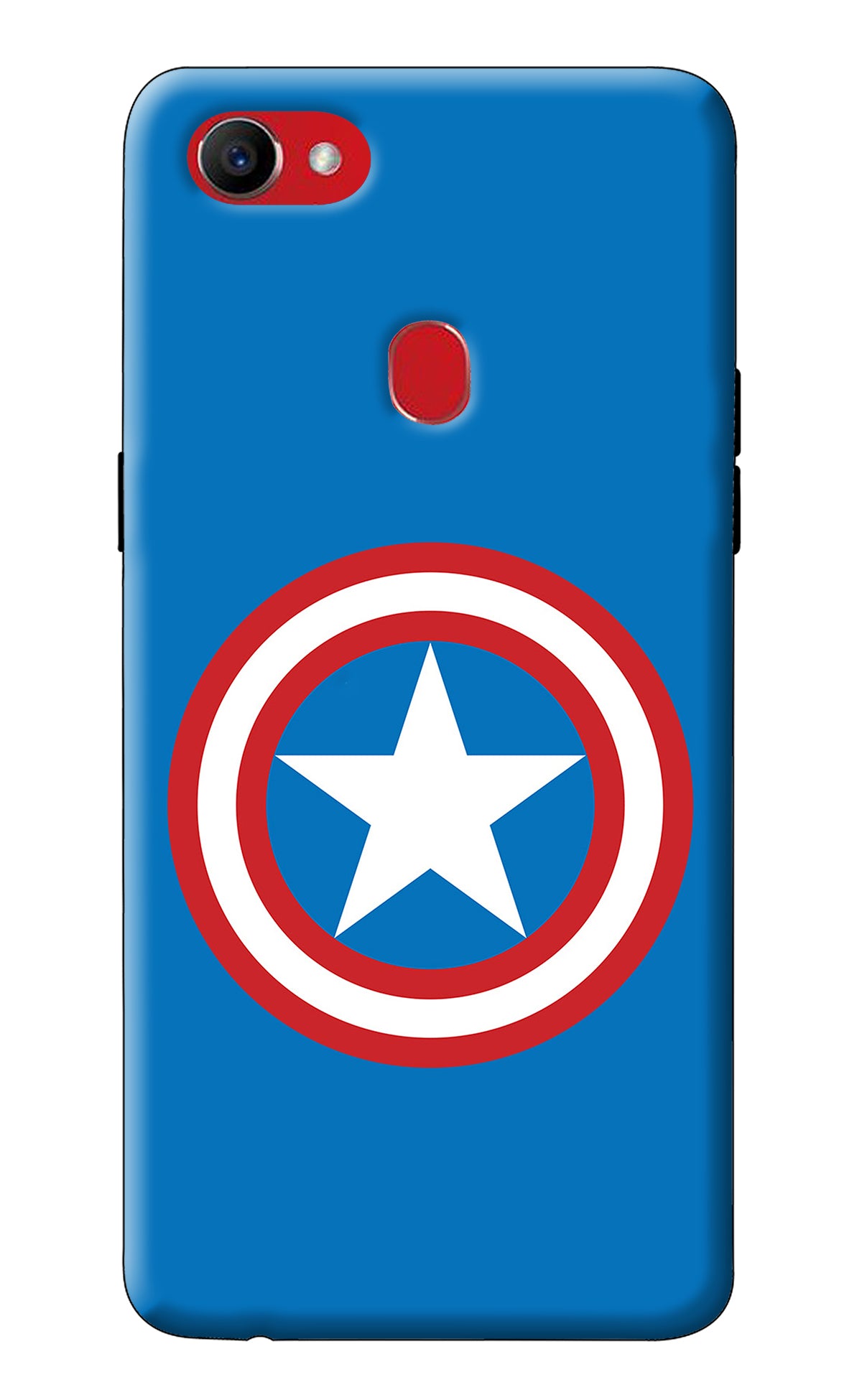 Captain America Logo Oppo F7 Back Cover