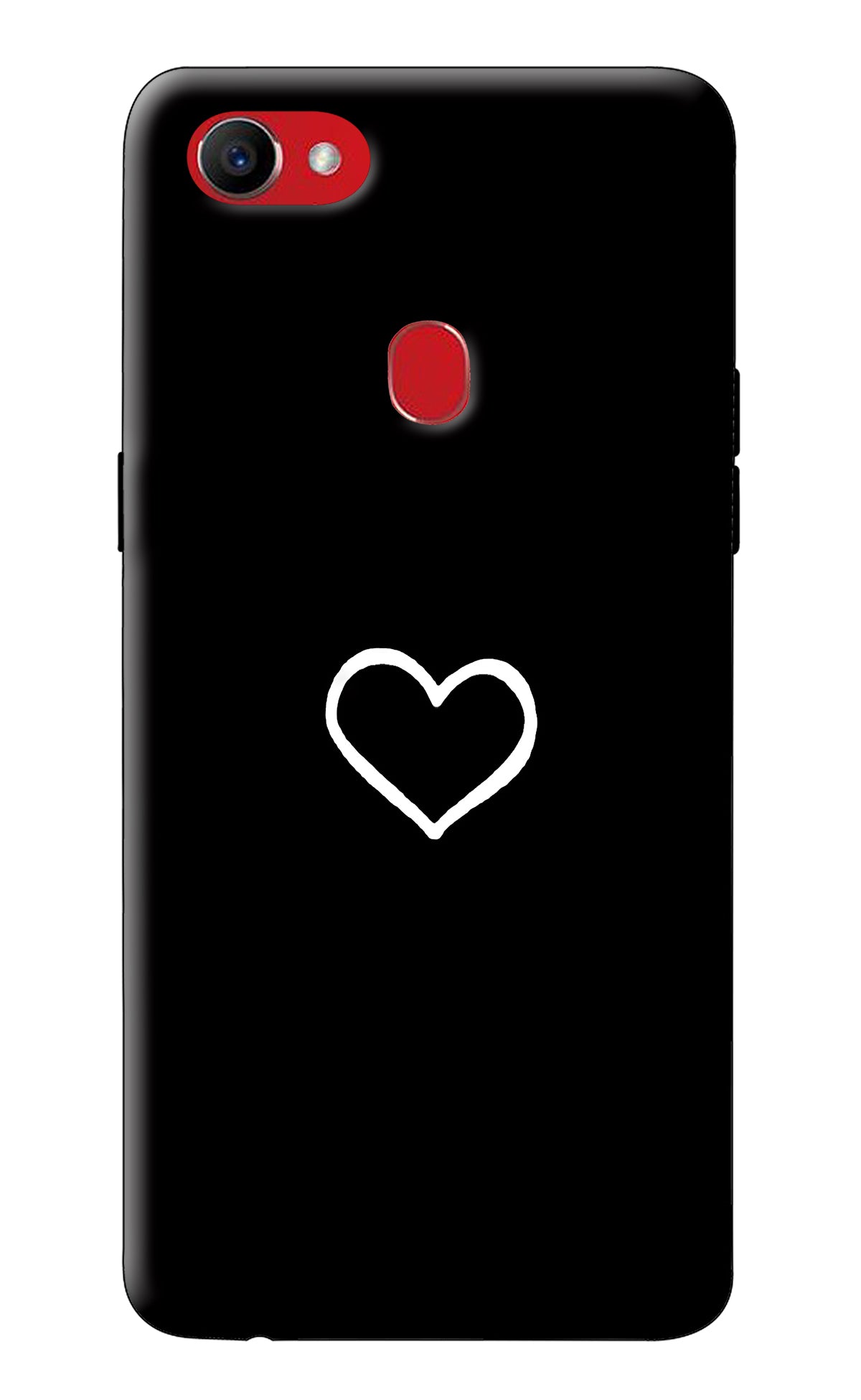 Heart Oppo F7 Back Cover