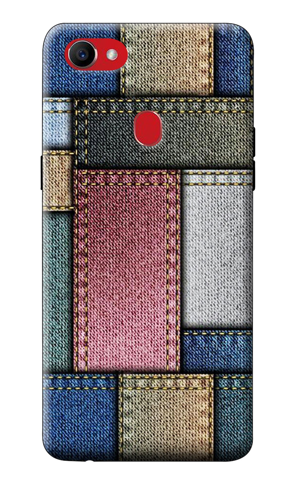 Multicolor Jeans Oppo F7 Back Cover