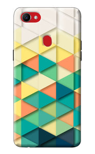 Abstract Oppo F7 Back Cover
