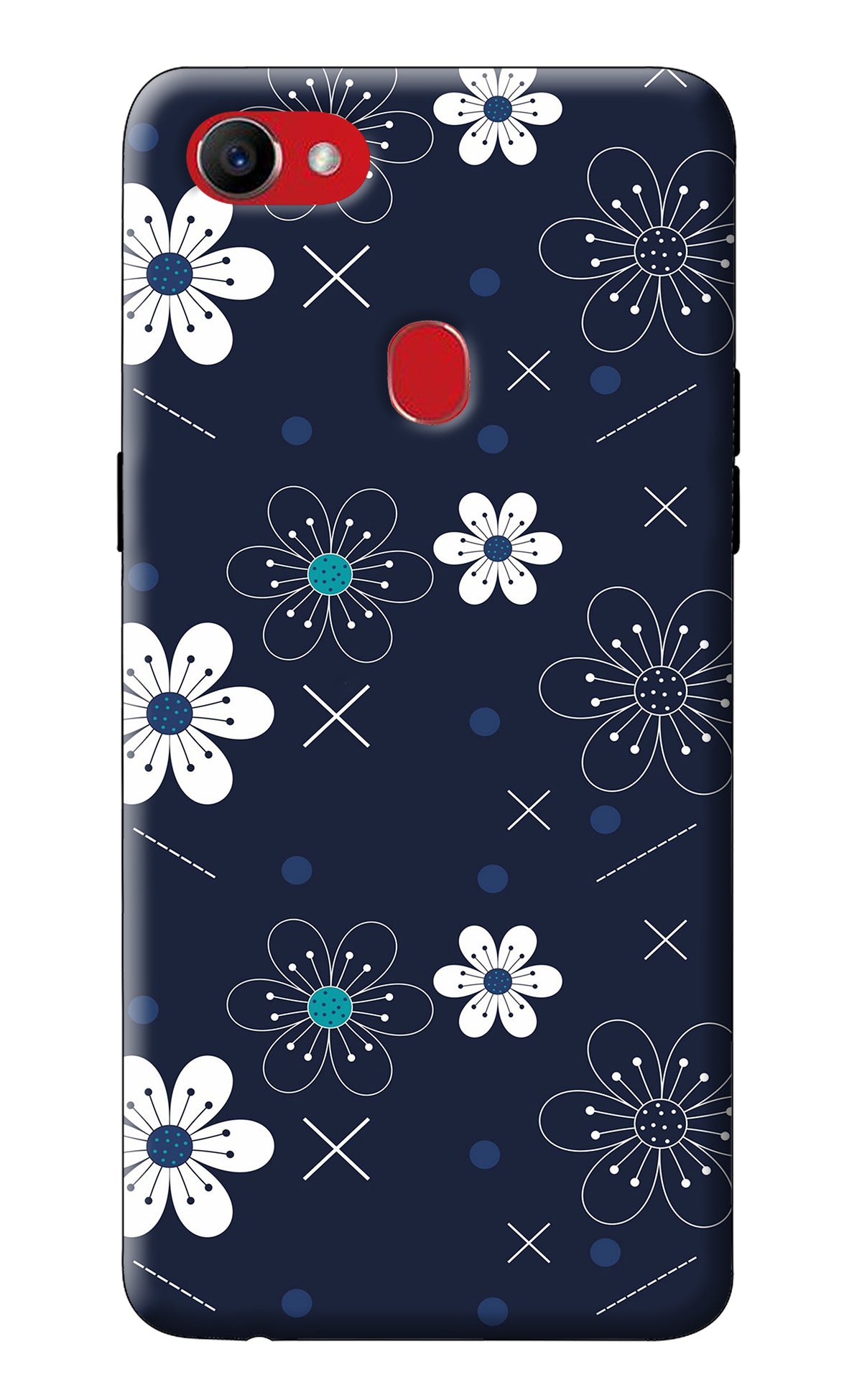 Flowers Oppo F7 Back Cover