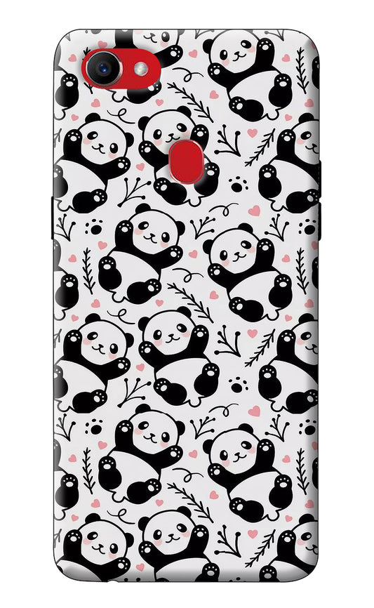 Cute Panda Oppo F7 Back Cover