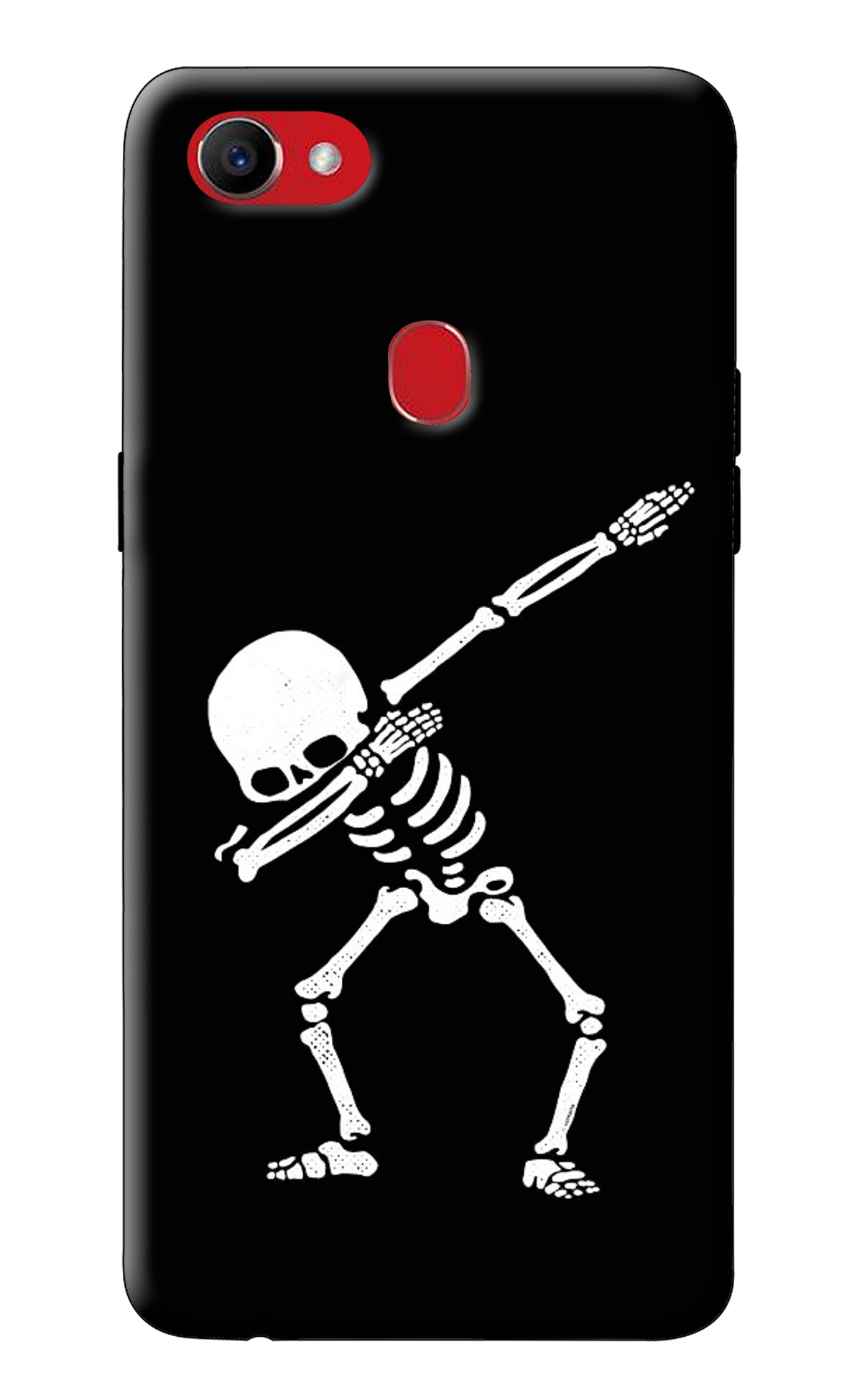 Dabbing Skeleton Art Oppo F7 Back Cover