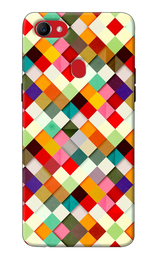 Geometric Abstract Colorful Oppo F7 Back Cover