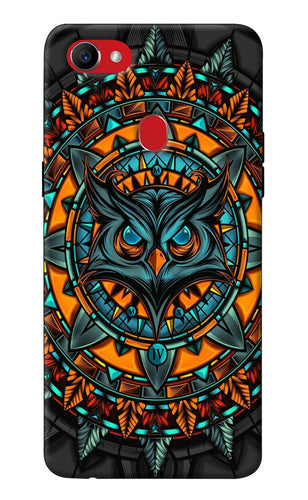 Angry Owl Art Oppo F7 Back Cover