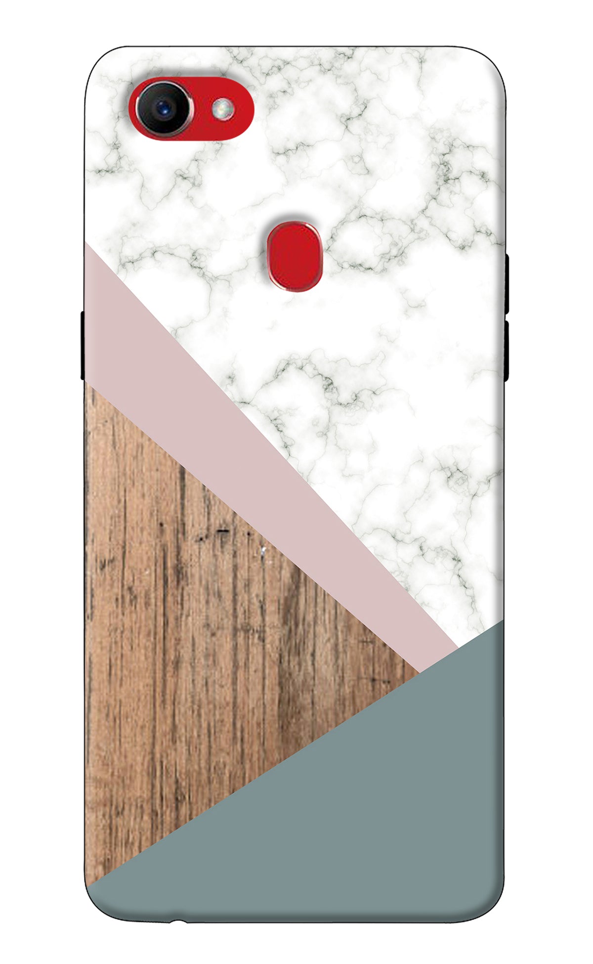 Marble wood Abstract Oppo F7 Back Cover