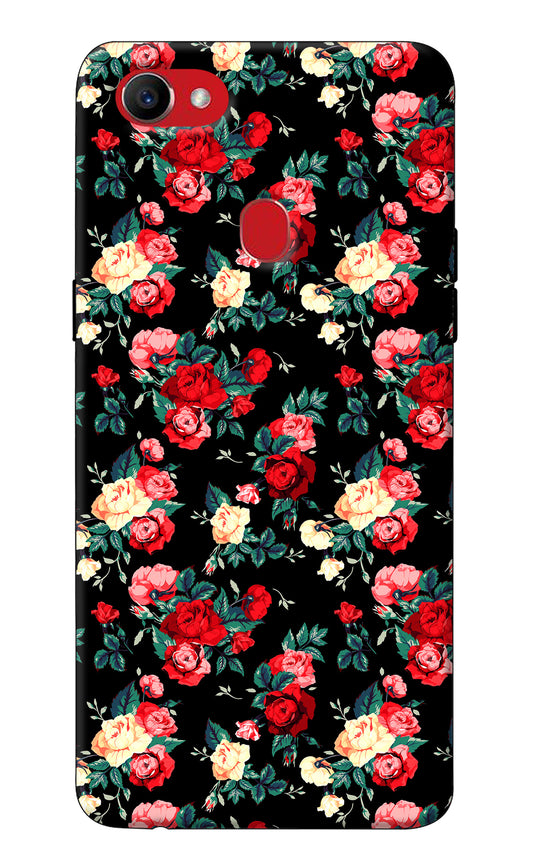 Rose Pattern Oppo F7 Back Cover