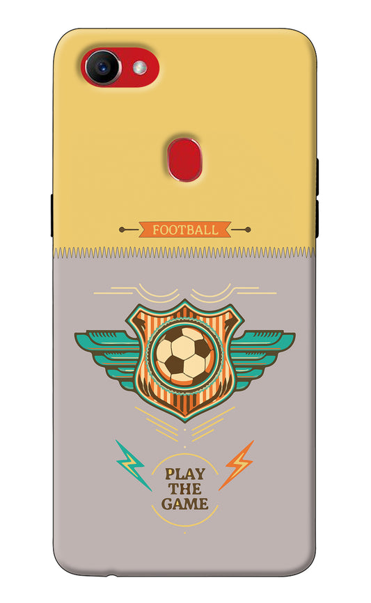 Football Oppo F7 Back Cover