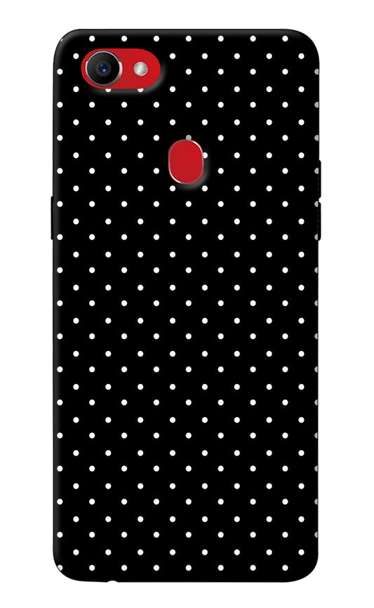 White Dots Oppo F7 Back Cover