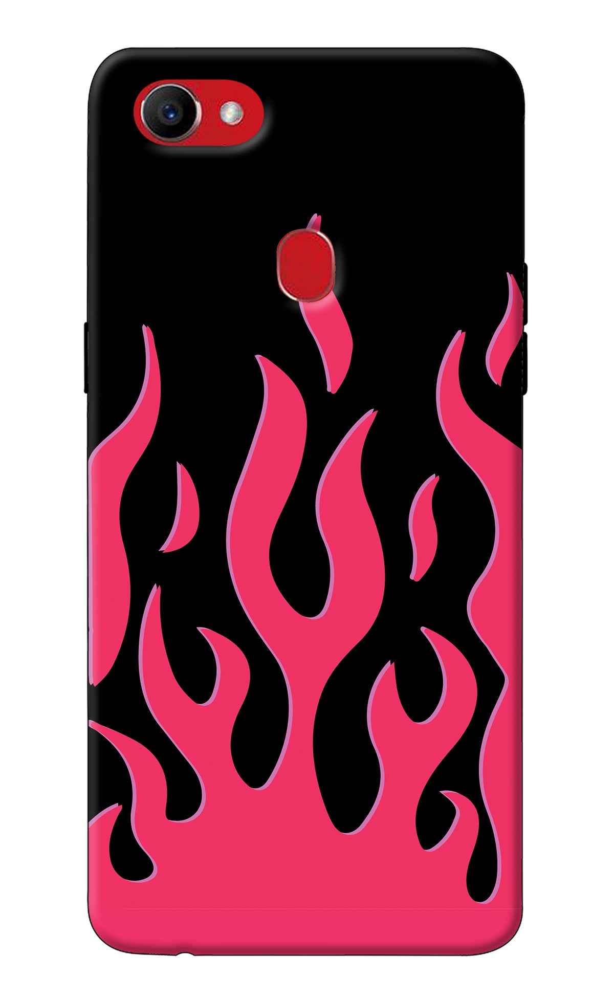 Fire Flames Oppo F7 Back Cover