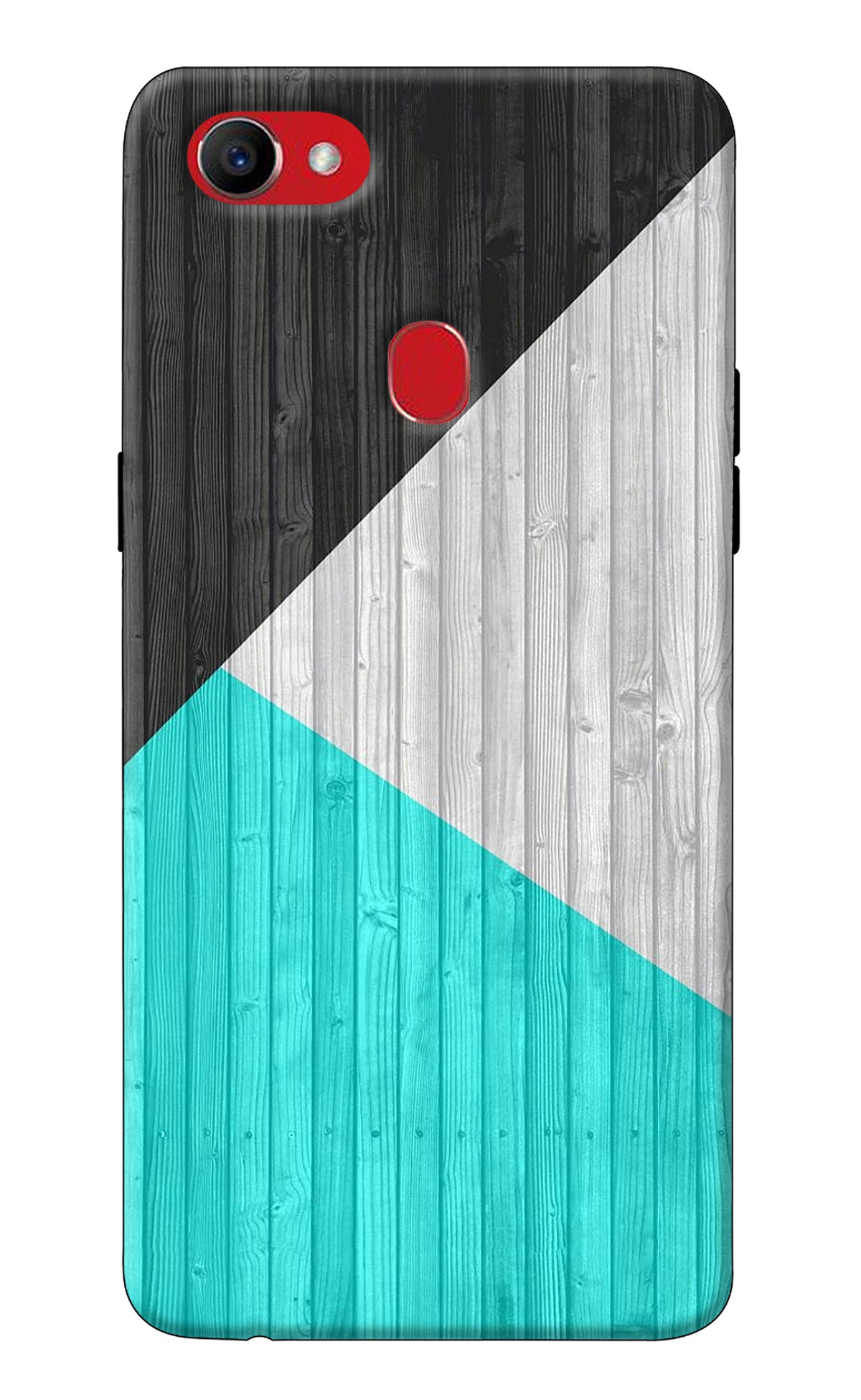 Wooden Abstract Oppo F7 Back Cover