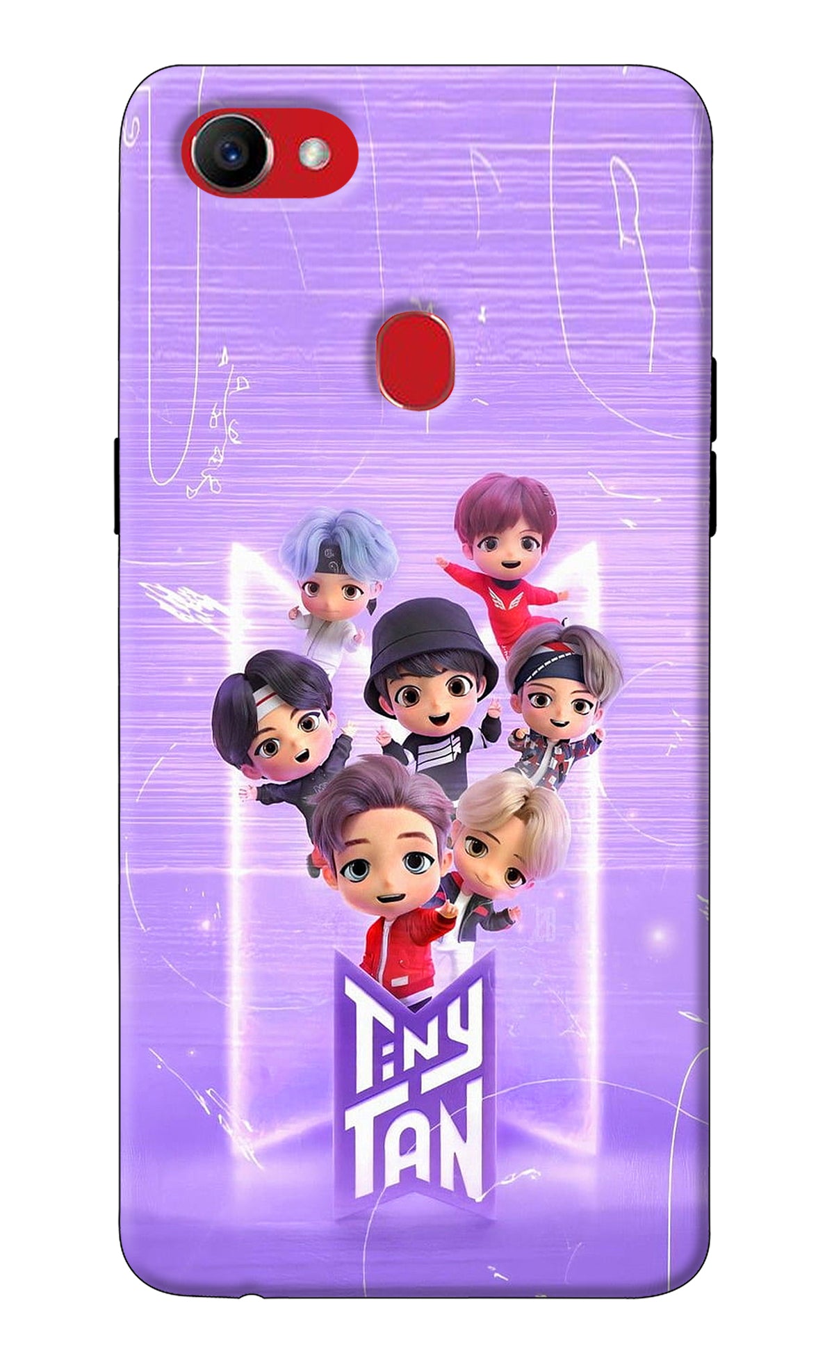 BTS Tiny Tan Oppo F7 Back Cover