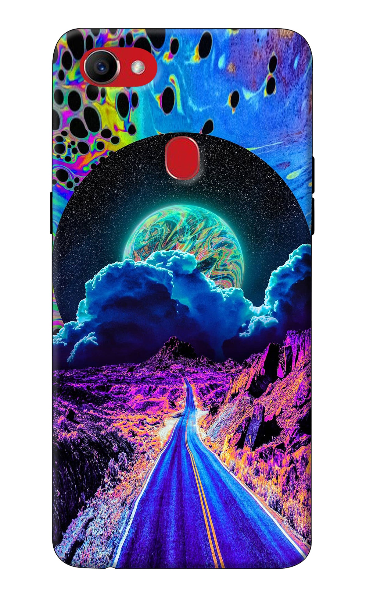 Psychedelic Painting Oppo F7 Back Cover