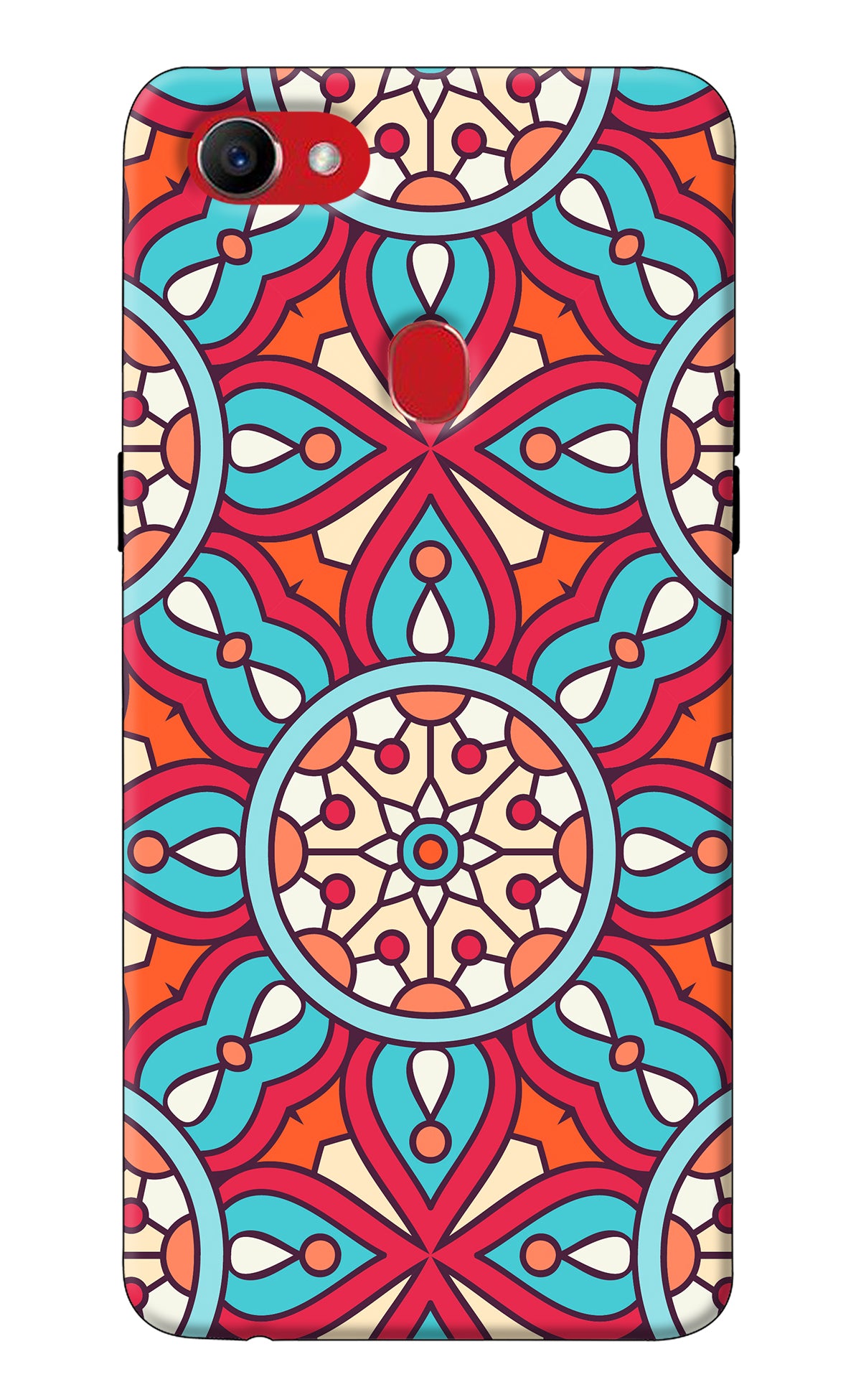 Mandala Geometric Oppo F7 Back Cover