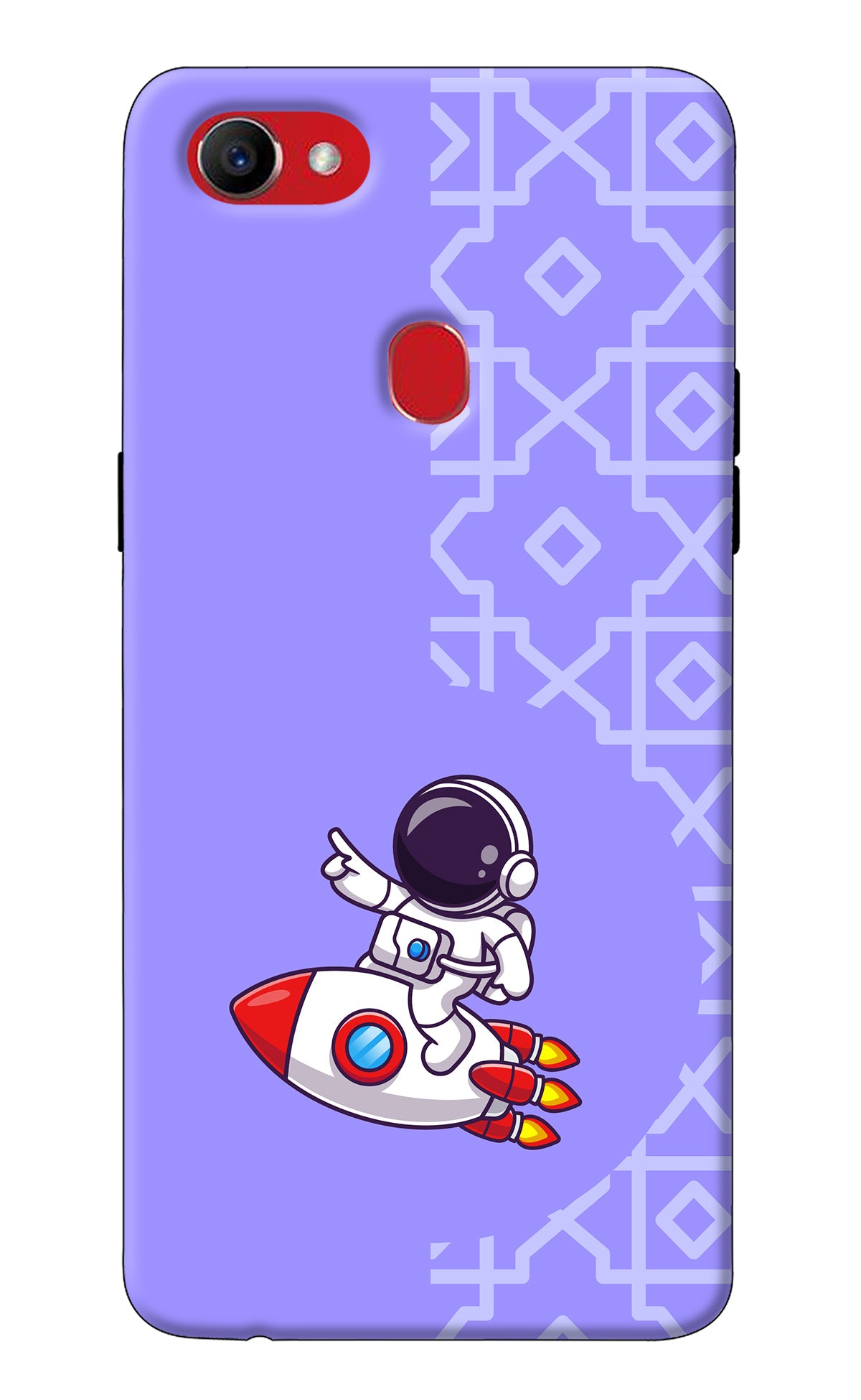 Cute Astronaut Oppo F7 Back Cover