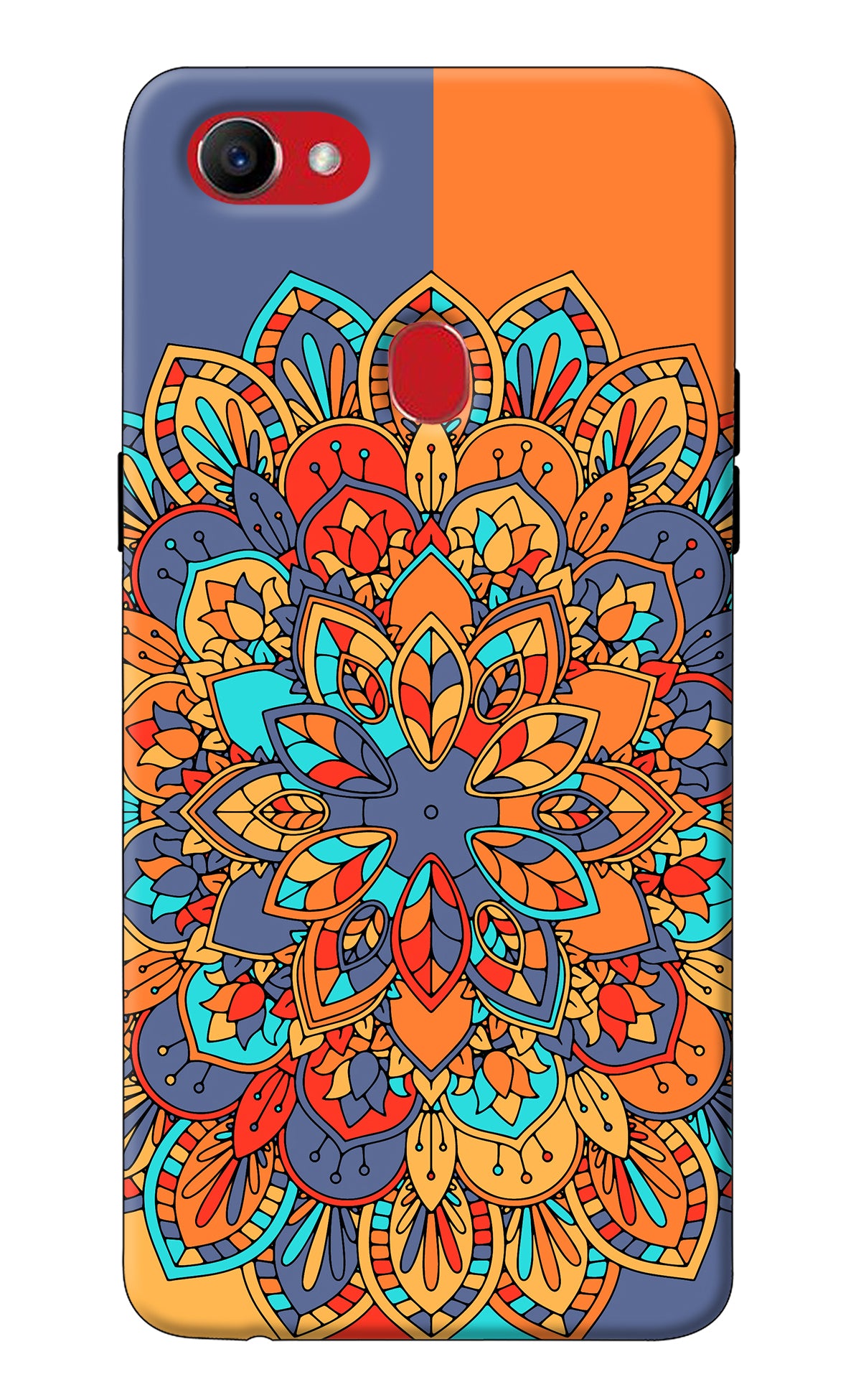 Color Mandala Oppo F7 Back Cover