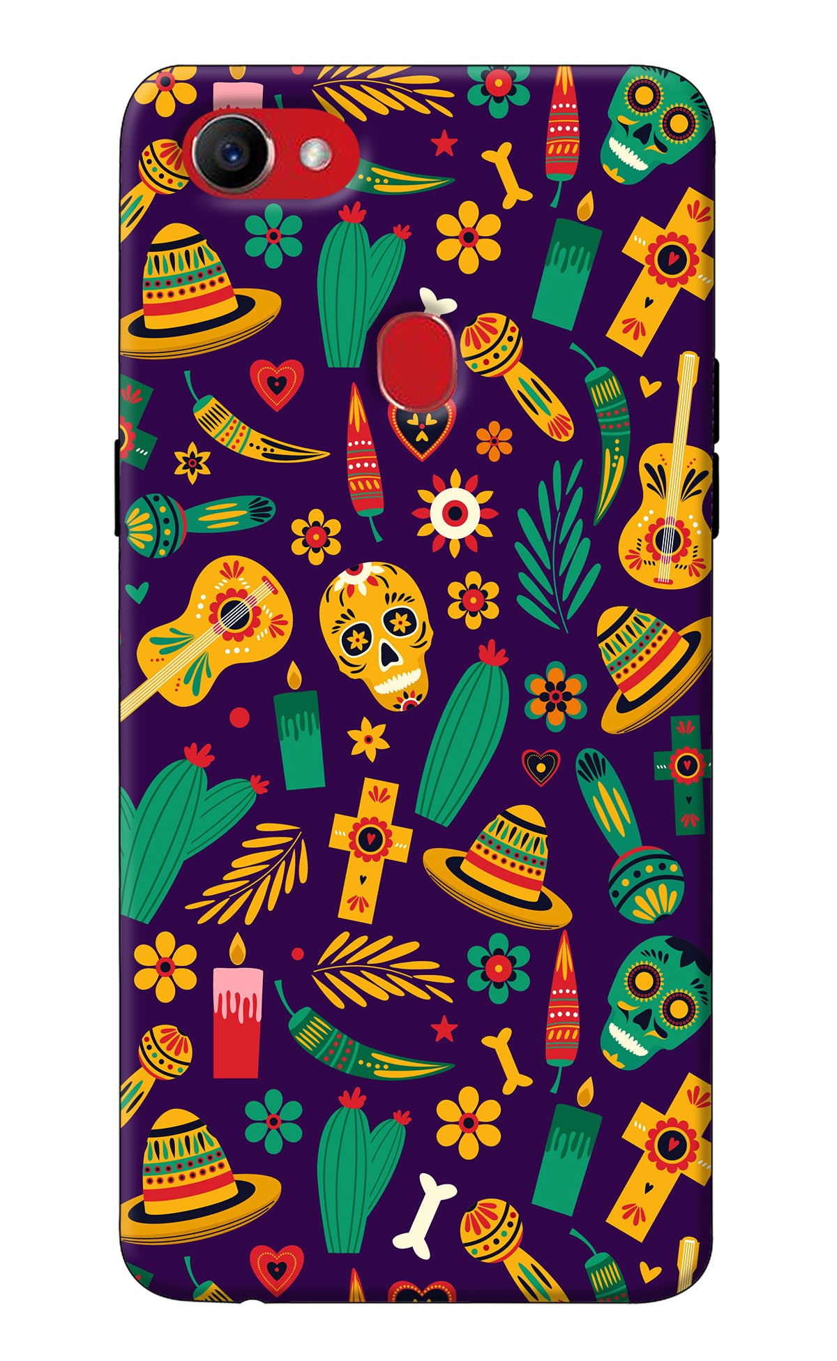 Mexican Artwork Oppo F7 Back Cover