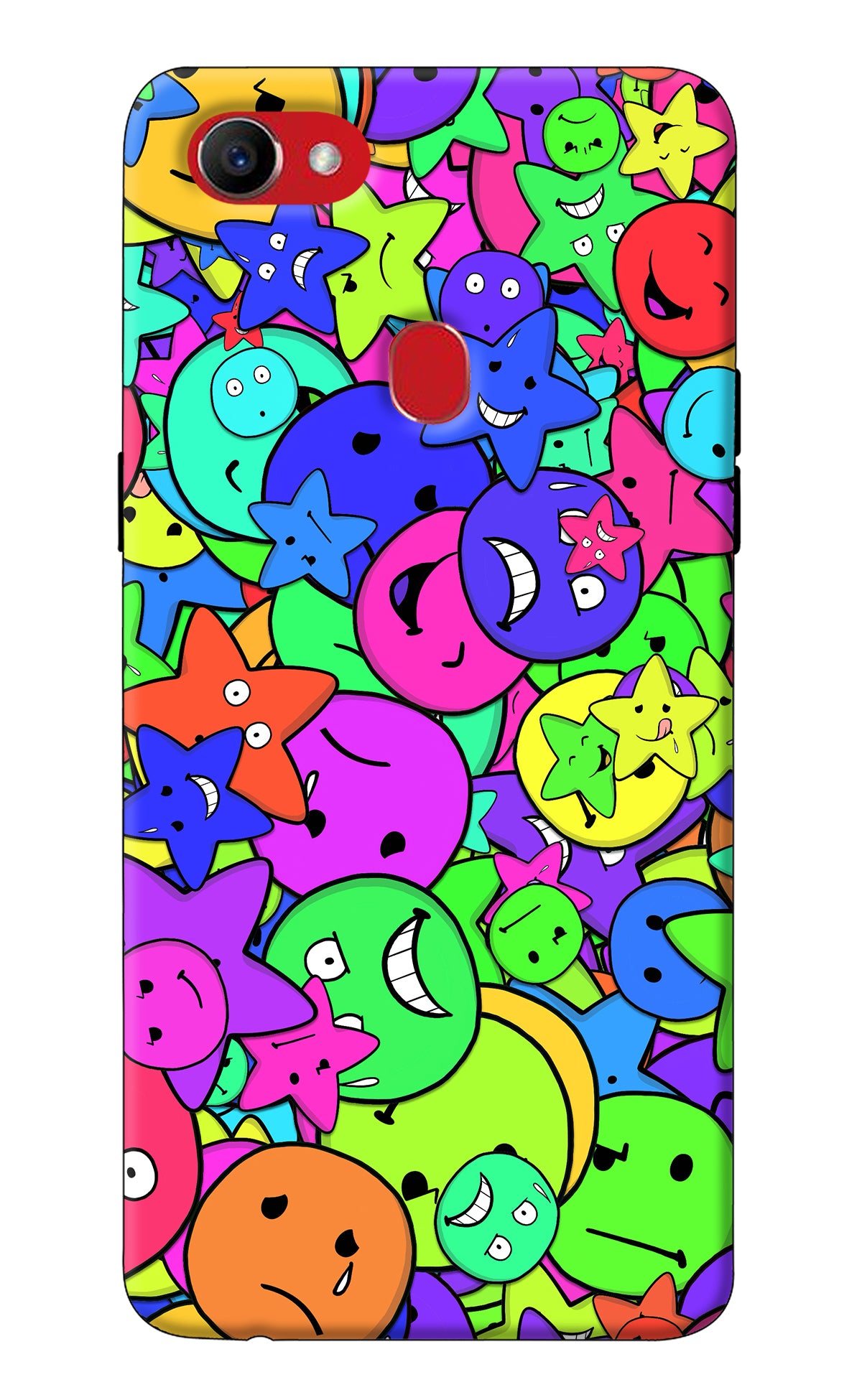 Fun Doodle Oppo F7 Back Cover