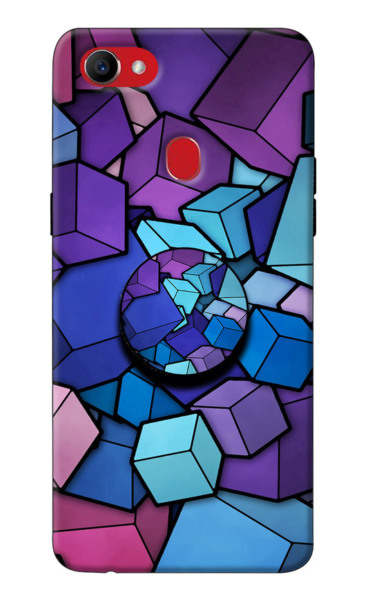 Cubic Abstract Oppo F7 Pop Case