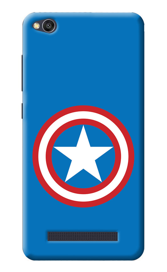 Captain America Logo Redmi 4A Back Cover