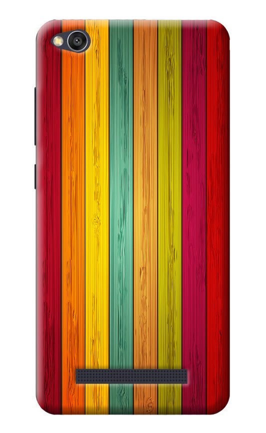 Multicolor Wooden Redmi 4A Back Cover