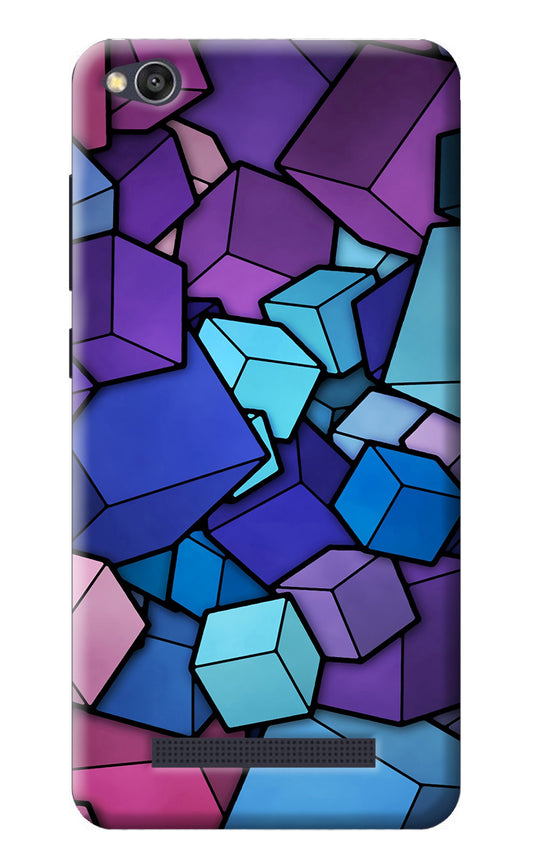 Cubic Abstract Redmi 4A Back Cover