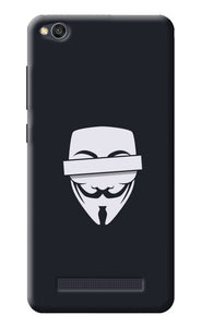 Anonymous Face Redmi 4A Back Cover