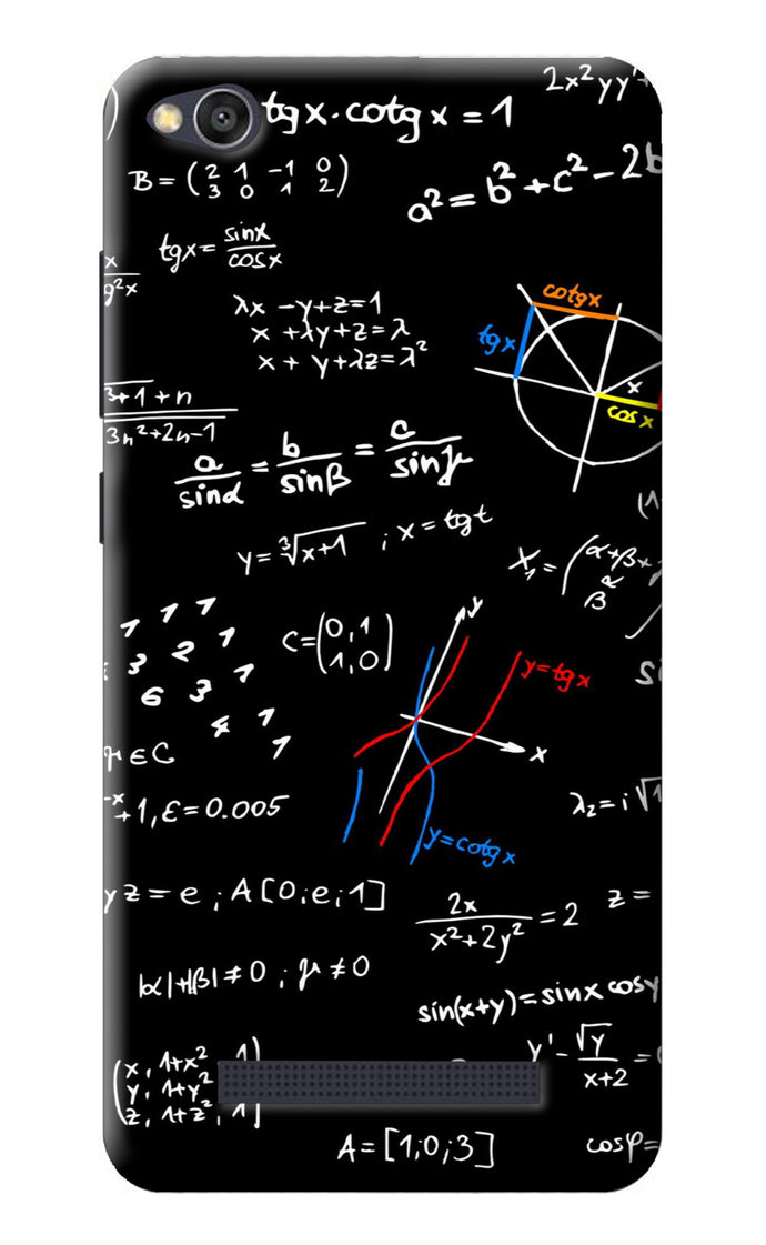 Mathematics Formula Redmi 4A Back Cover