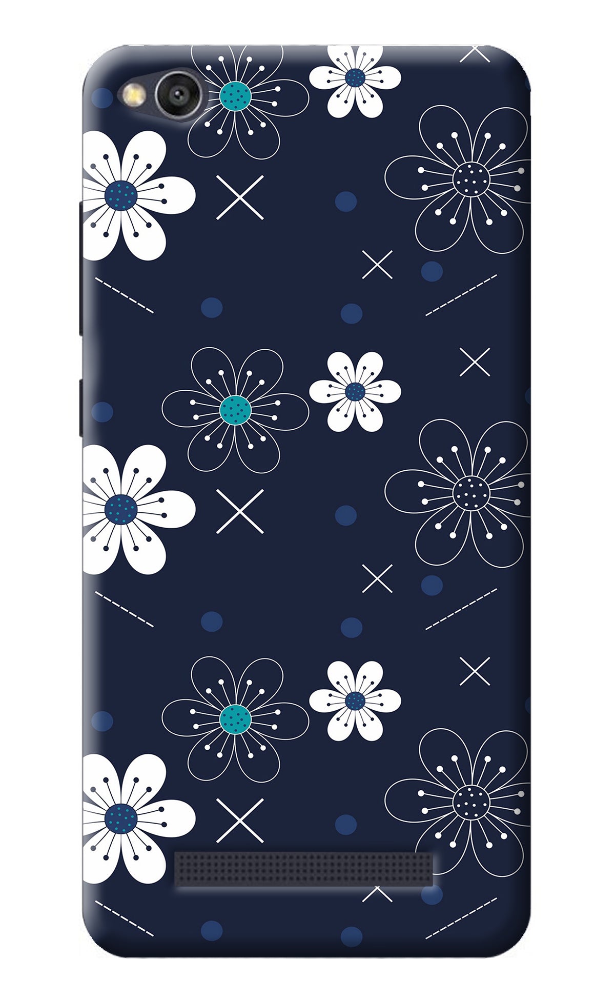 Flowers Redmi 4A Back Cover