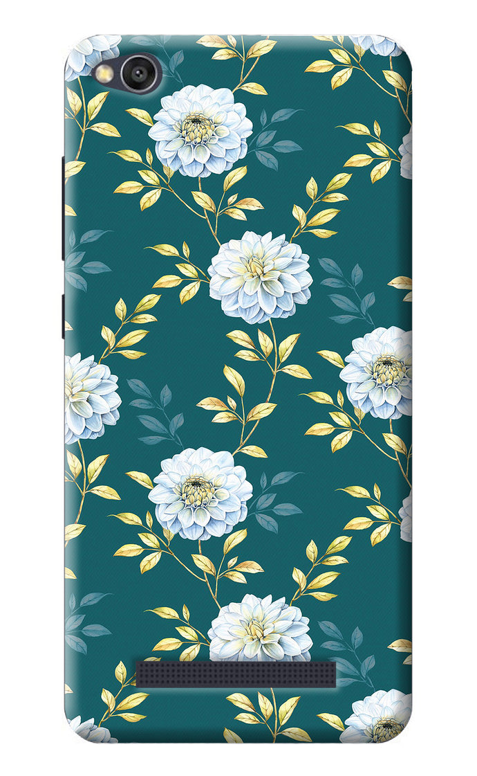 Flowers Redmi 4A Back Cover
