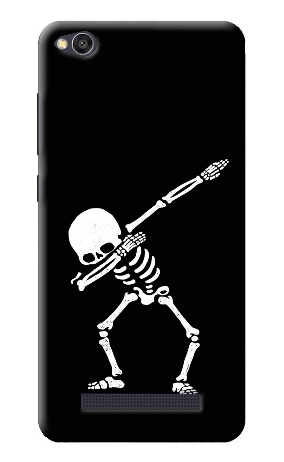 Dabbing Skeleton Art Redmi 4A Back Cover