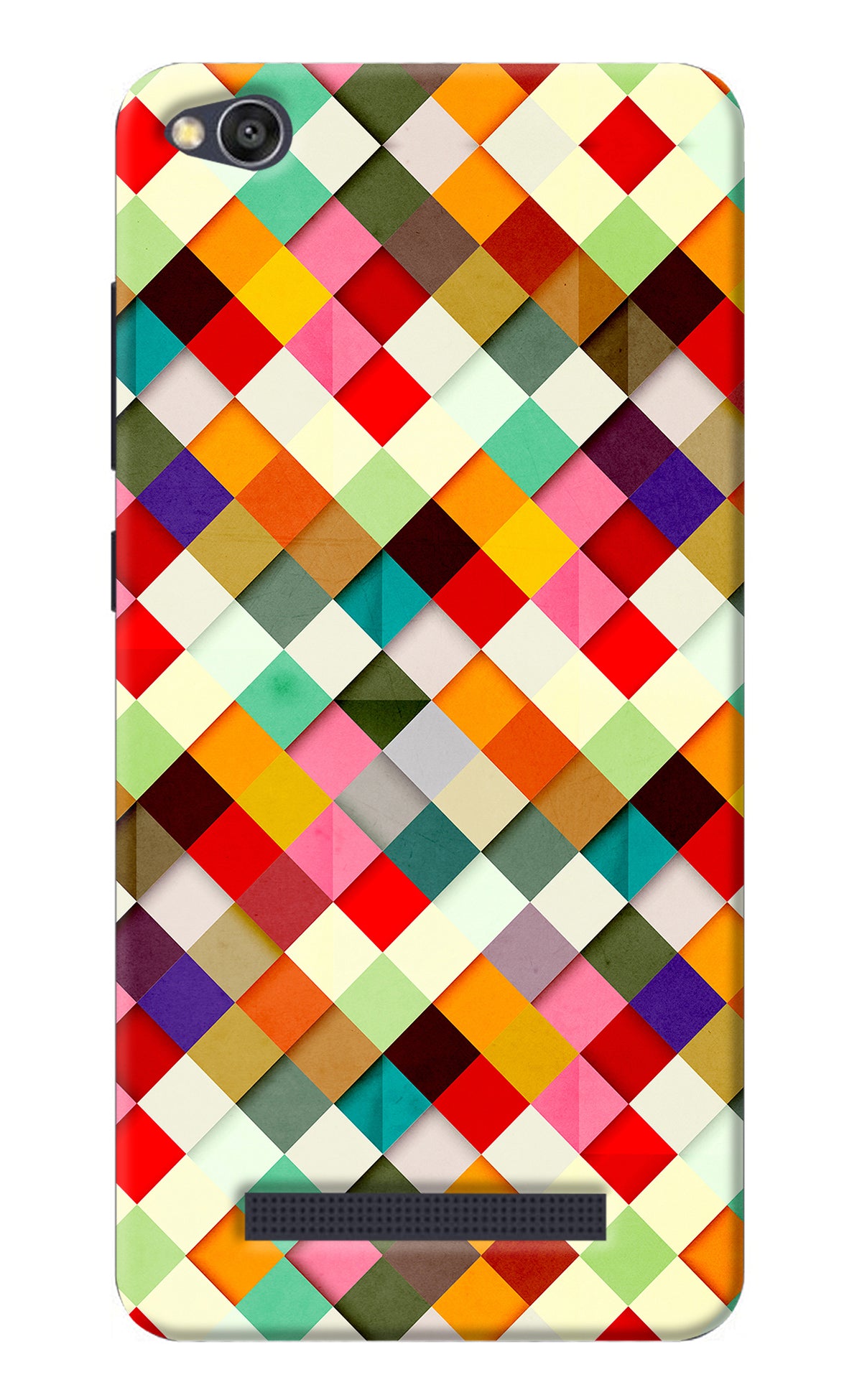 Geometric Abstract Colorful Redmi 4A Back Cover