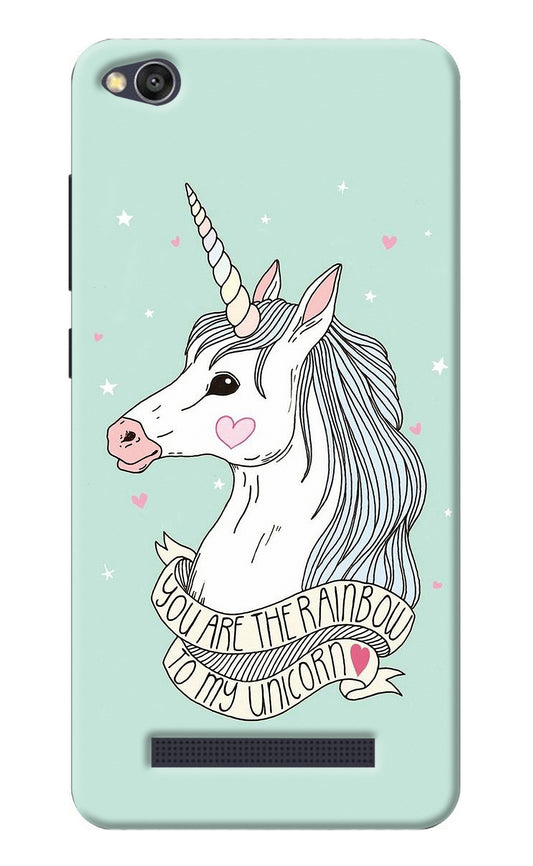 Unicorn Wallpaper Redmi 4A Back Cover