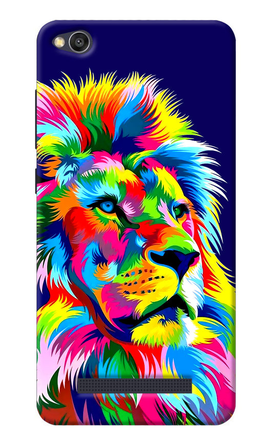 Vector Art Lion Redmi 4A Back Cover