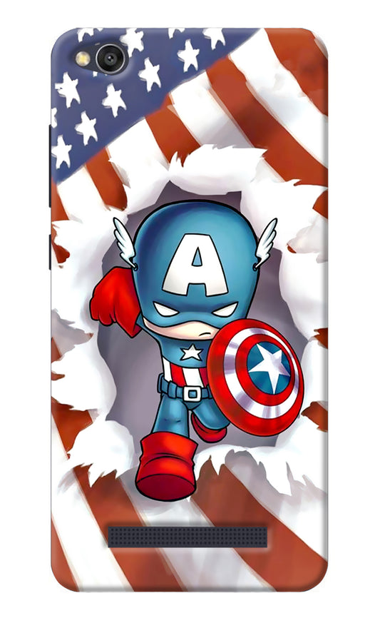 Captain America Redmi 4A Back Cover