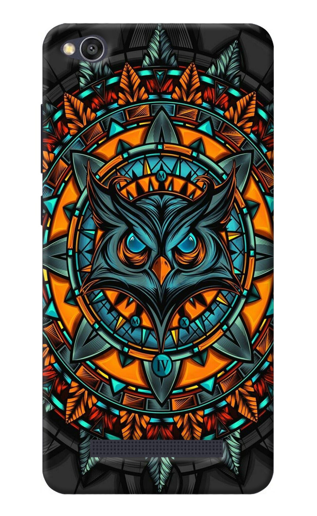 Angry Owl Art Redmi 4A Back Cover