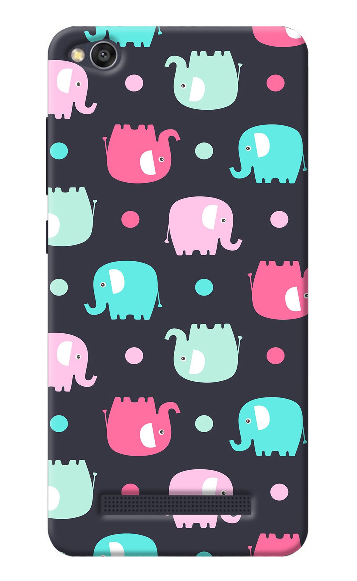 Elephants Redmi 4A Back Cover