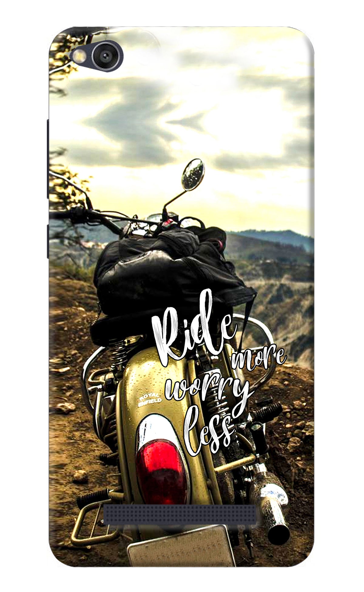 Ride More Worry Less Redmi 4A Back Cover