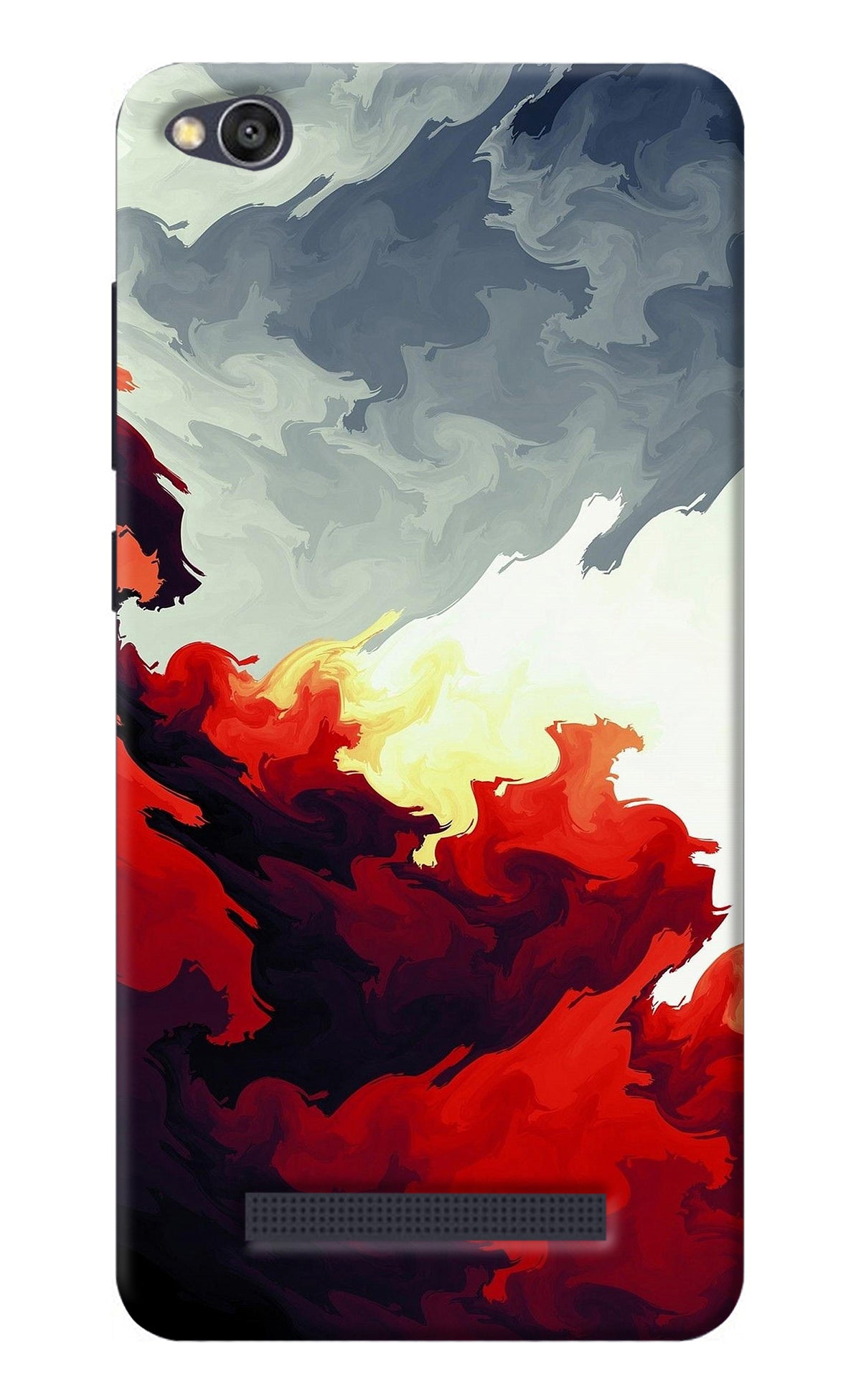 Fire Cloud Redmi 4A Back Cover