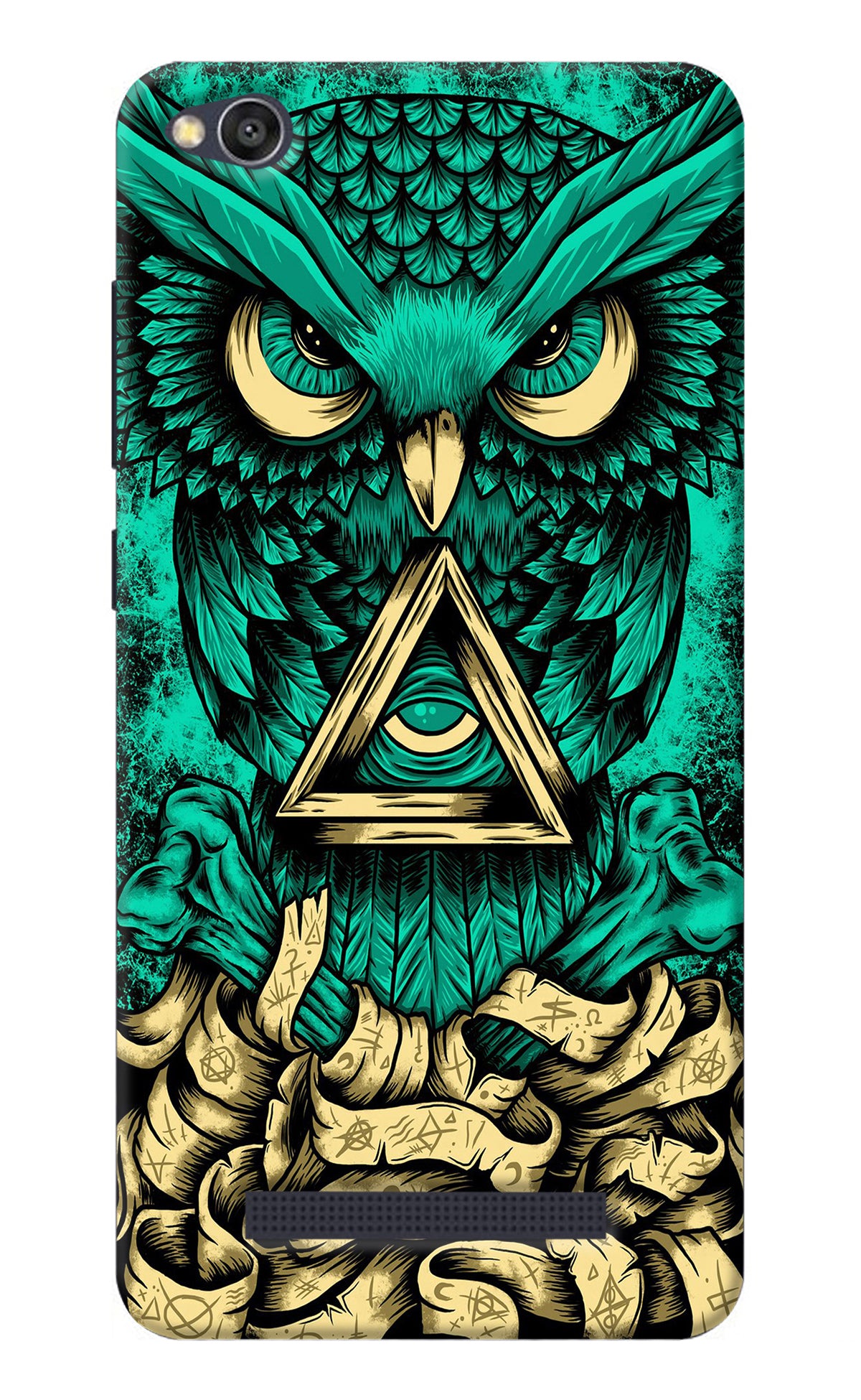 Green Owl Redmi 4A Back Cover