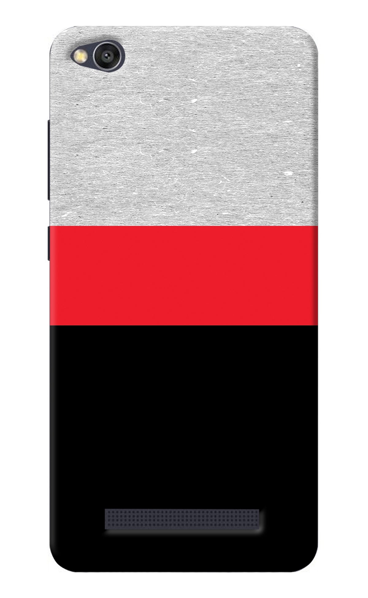 Tri Color Pattern Redmi 4A Back Cover