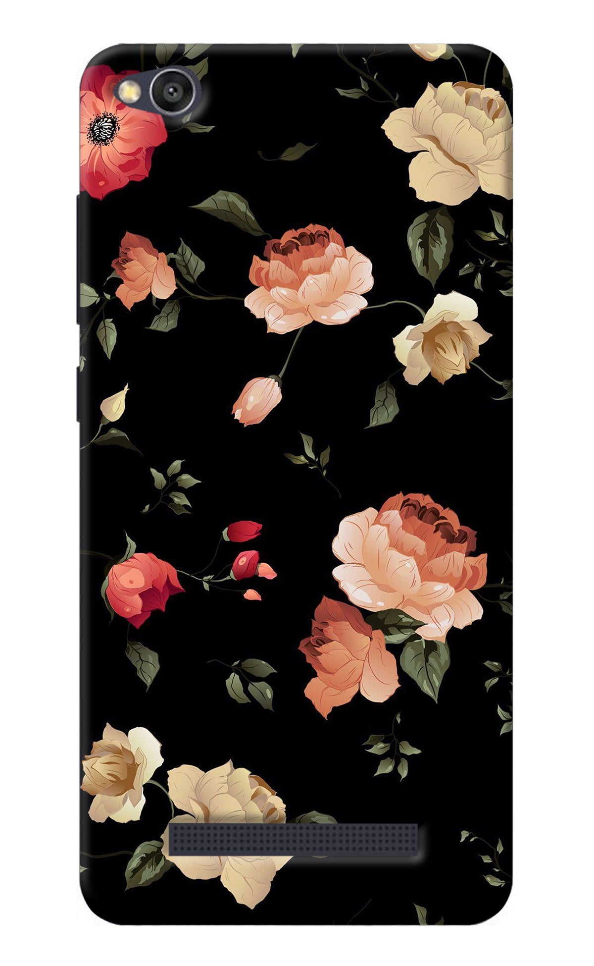 Flowers Redmi 4A Back Cover