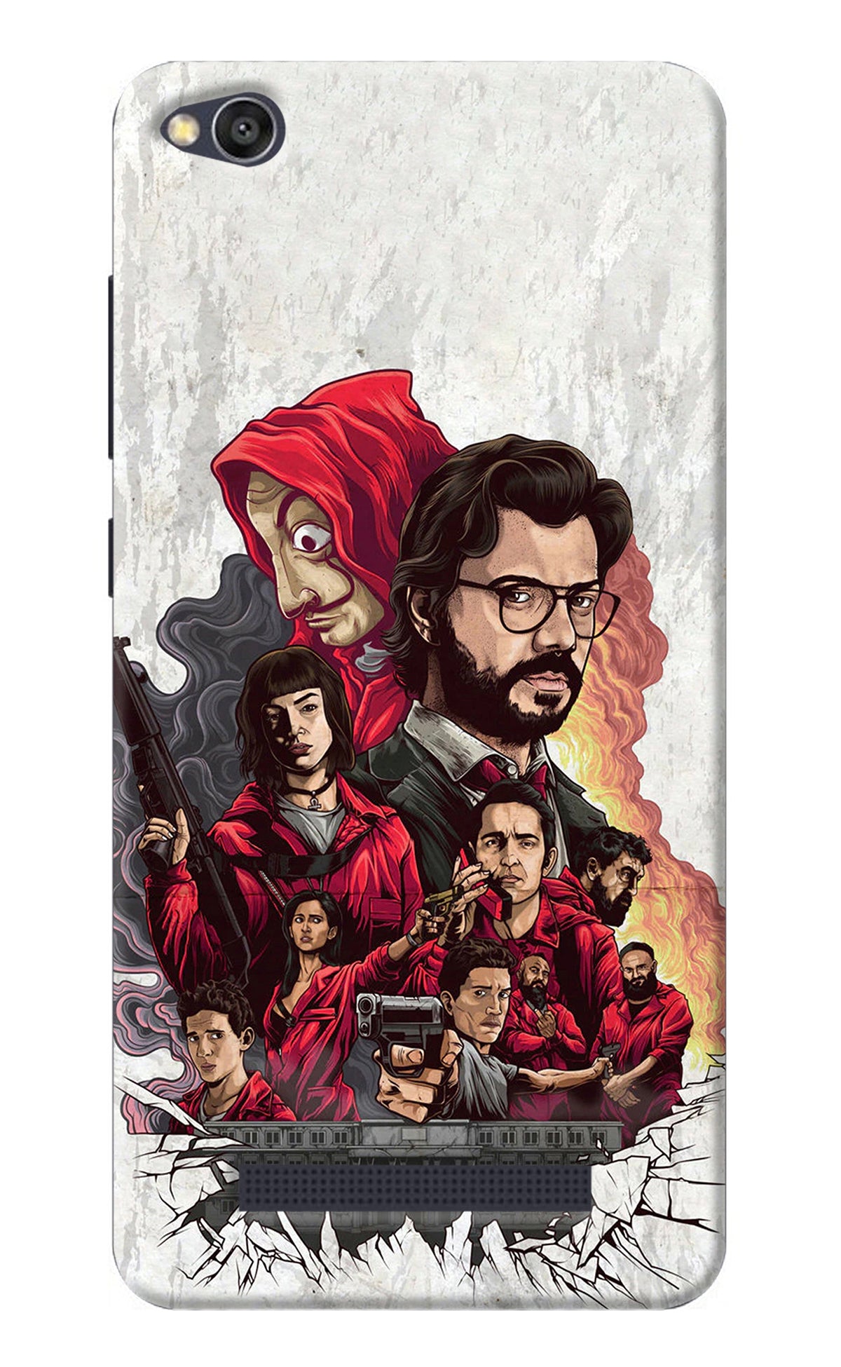 Money Heist Artwork Redmi 4A Back Cover