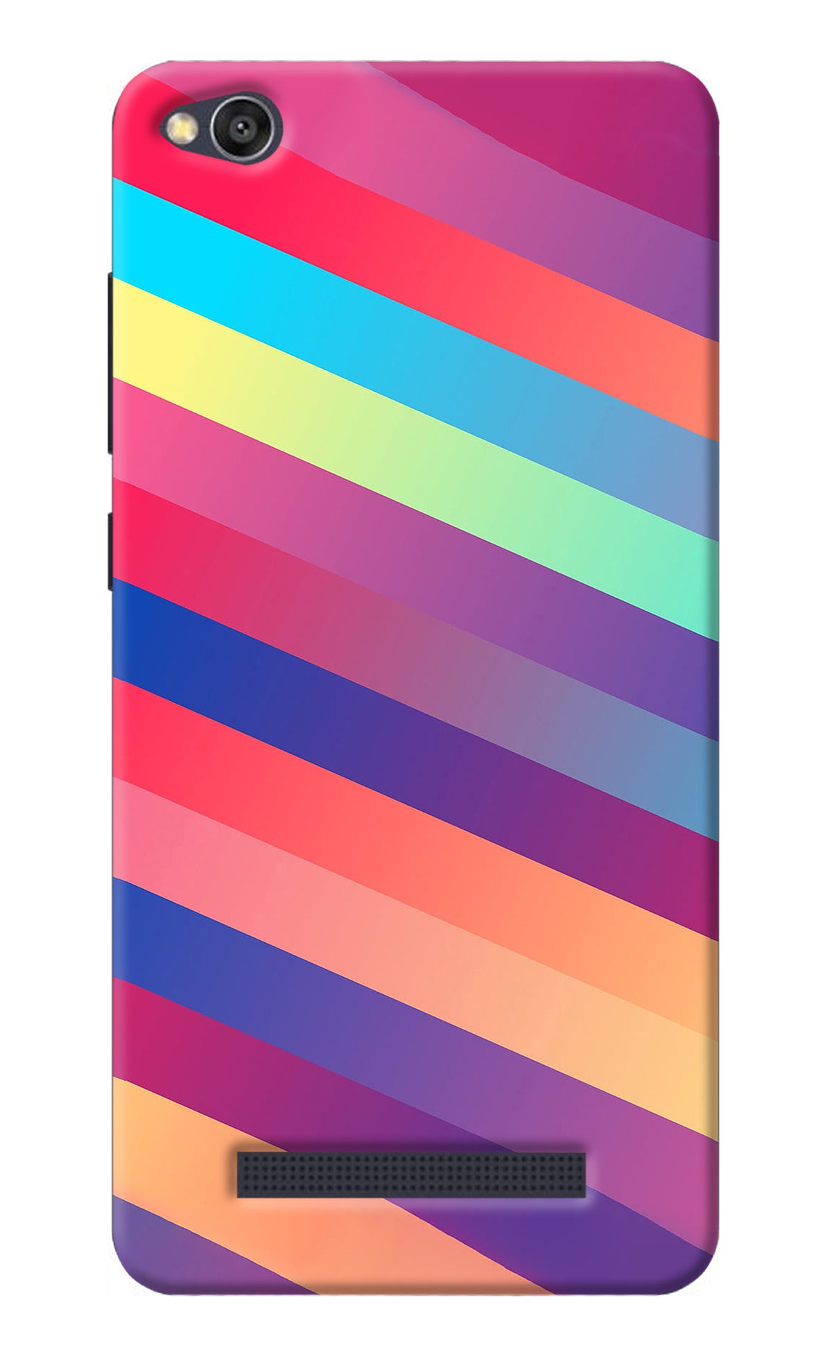 Stripes color Redmi 4A Back Cover